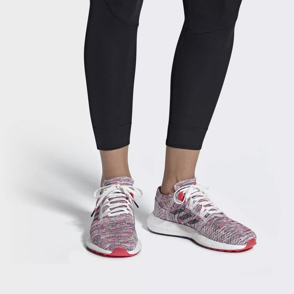 Adidas Pureboost Go Tenis Para Correr Blancos Para Mujer (MX-10863)
